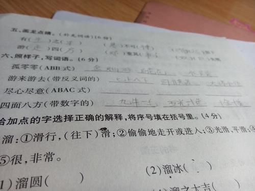 秋天的单词和句子