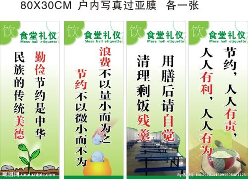 餐饮业务目标口号