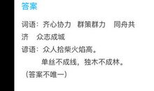 谚语大全团结合作