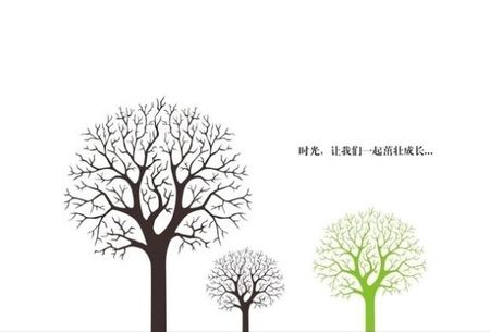 关于大树的隐喻句