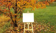 秋天落叶比喻句