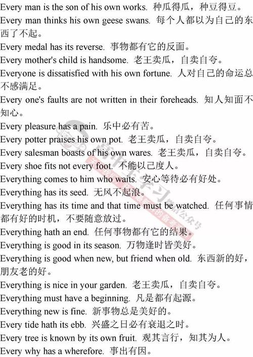 关于团队英语的谚语