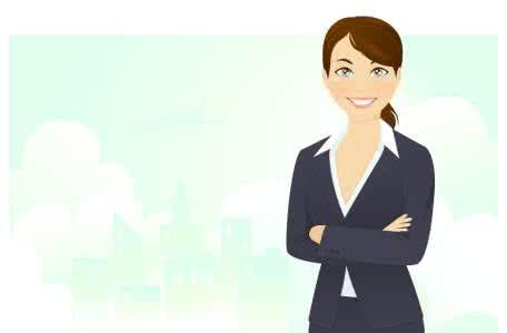 职业女性的句子