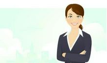 形容职业女性的句子