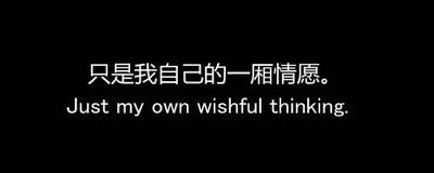 一厢情愿的感伤句子[精选30句话] 1