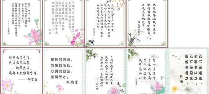 关于著名格言的句子