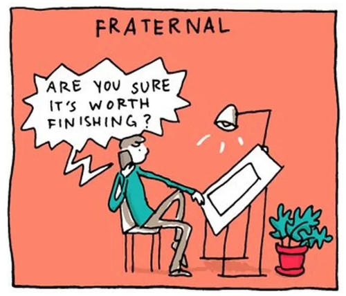 您不懒惰，缺乏努力工作的动力