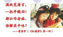 红楼梦故事情节概括