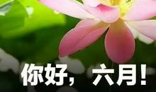 五月再见六月你好朋友圈说说