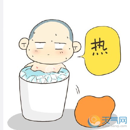 描述天气炎热的习语