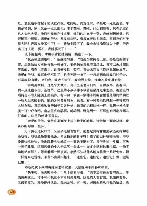 小火柴的女孩读200字