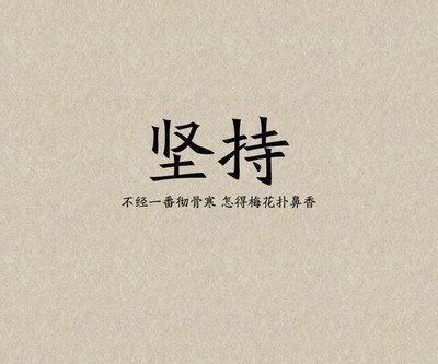 关于持久性的一句名言