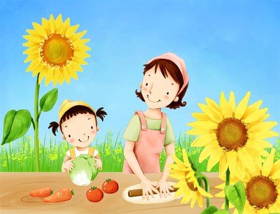 四年级出色的学习：我为妈妈做饭