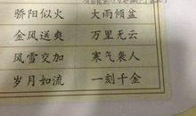 形容时间很快的成语