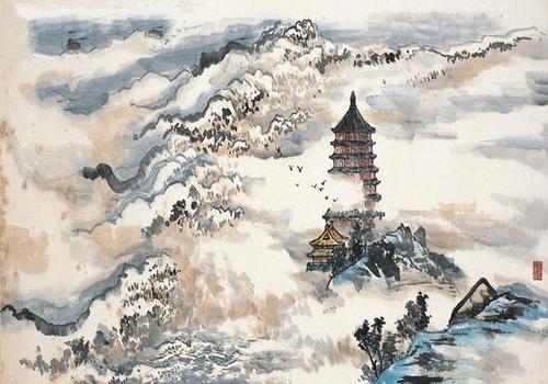 白居易:海浪冲沙,问河潮和海水