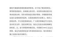 团员评议表自我评价