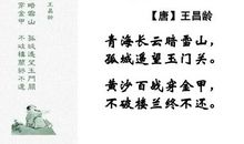 不破楼兰终不还全诗