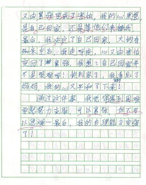 四年级每周日记