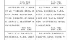 操行评语六年级