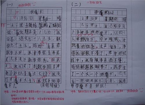 老师的评论初中