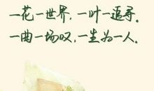 有关爱情的优美语句