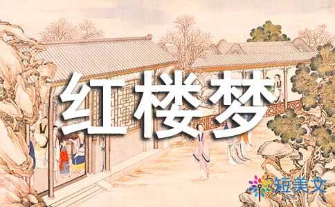 读《红楼梦》 600字