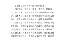 绿野仙踪读后感50字