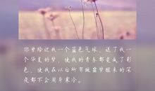 经典唯美的句子