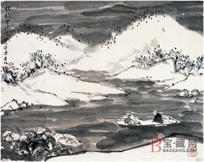 韩江雪中独钓全诗