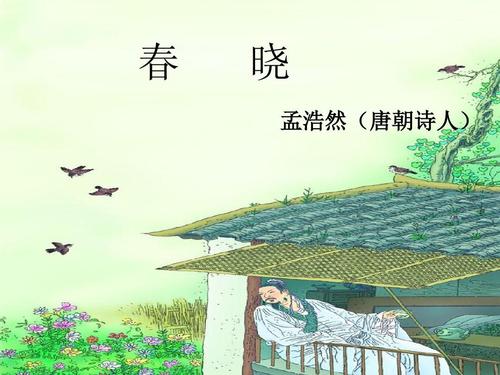 古诗春晓的意思