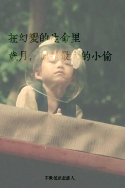 不要只是急着走,停下来,等待背后的灵魂