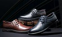 真皮男鞋广告语