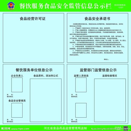 餐饮服务食品安全促进周口号