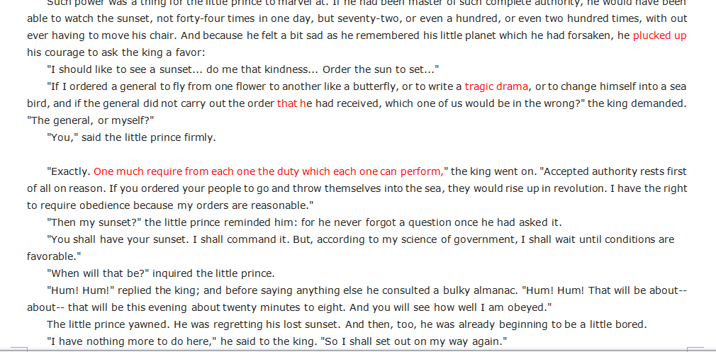 项链英文读后感