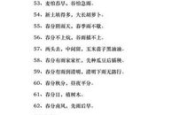 关于春分节气的谚语