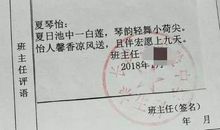 关于六年级小学生操行评语