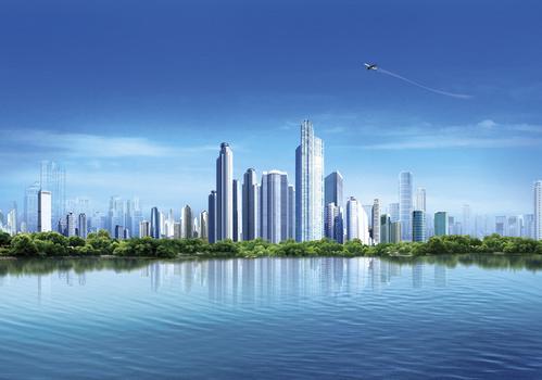 描述城市建设的句子