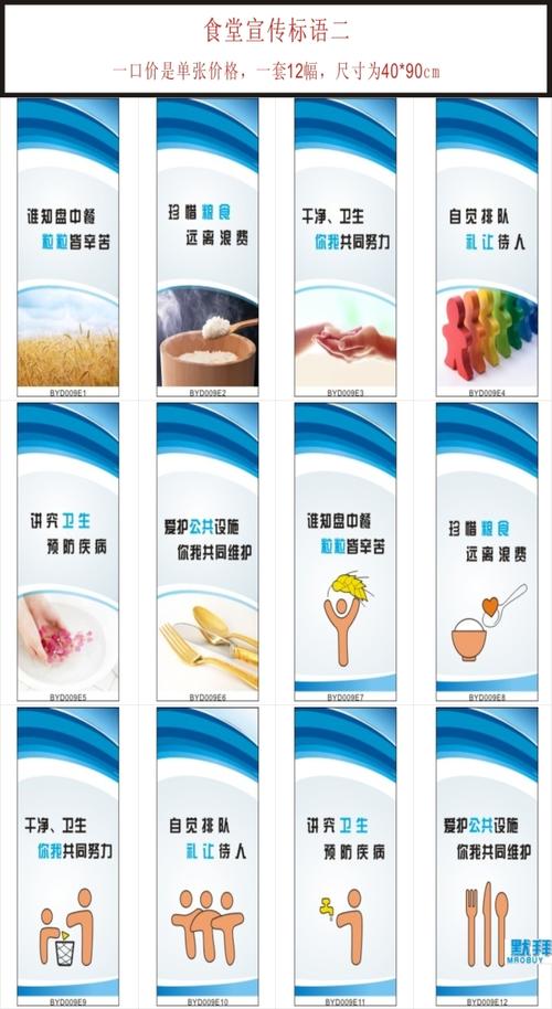 食堂卫生口号
