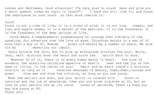 青年·理想的励志演说