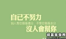 关于努力奋斗的名言