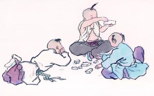 四个老人绕口令