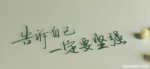 美丽的青春话语