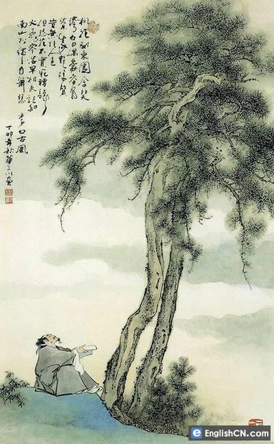 白居易:感觉望月