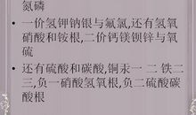 化合价顺口溜