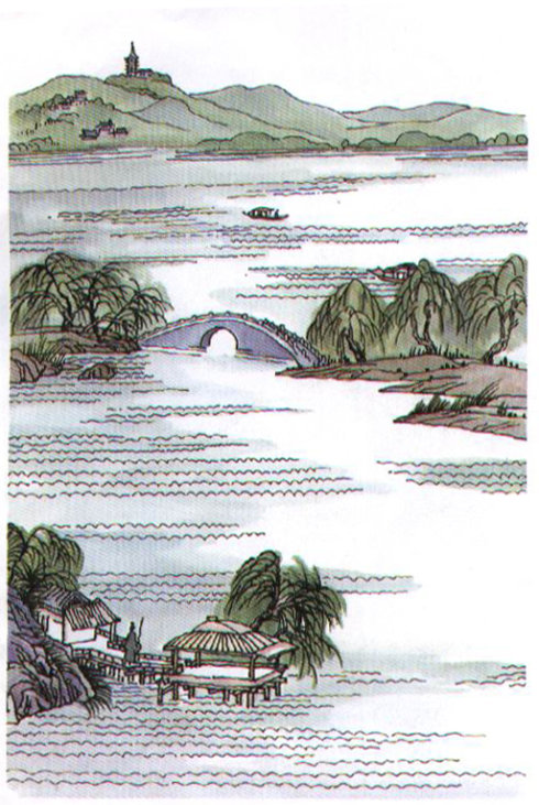 初雨后在湖上饮酒的古诗