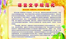 城市语言文字规范化宣传口号