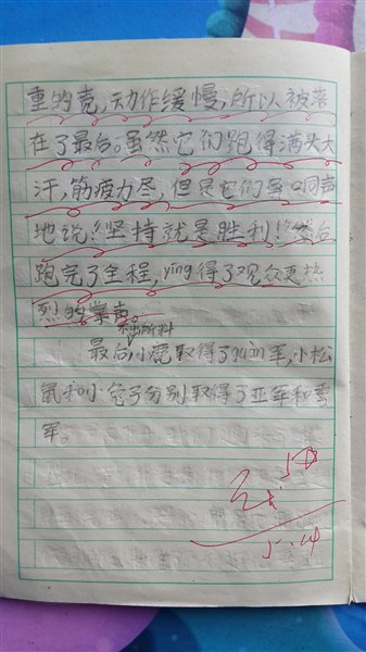 一段描述运动会的段落