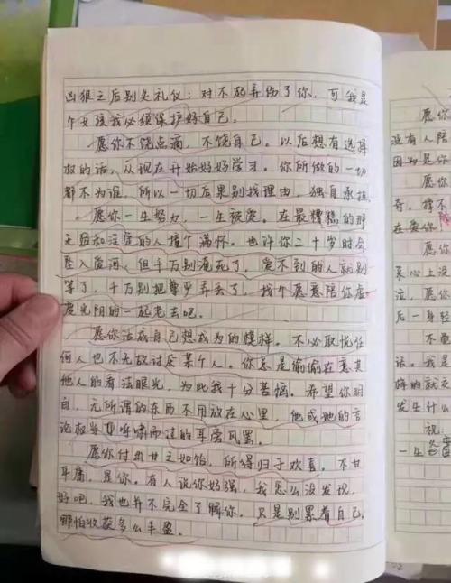 第四高中二年级一个女孩给未来自我的信:愿你半生半生,回到少年时代