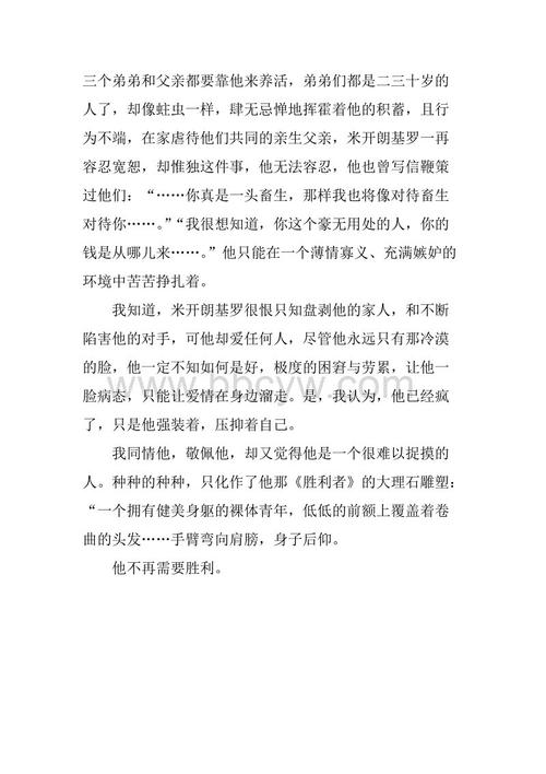 关于米开朗基罗传记的思考