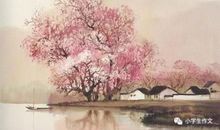 描写桃花的好句